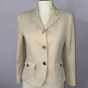 Theory cotton tan jacket